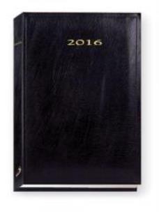 Okładka książki Terminarz 2016 - B6 Marid - czarny