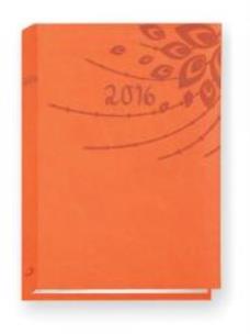 Okładka książki Terminarz 2016 - B6 Print - pomarańczowy