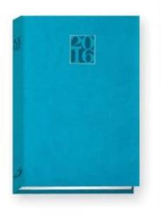 Okładka książki Terminarz 2016 - B6 Print - turkusowy