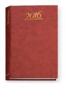 Okładka książki Terminarz 2016 - B6 Standard - brązowy