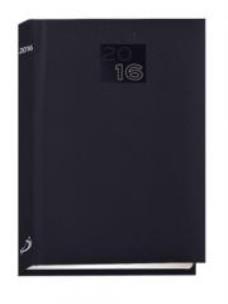 Okładka książki Terminarz 2016 - B6 Standard - czarny