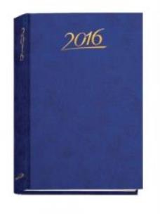 Okładka książki Terminarz 2016 - B6 Standard - granatowy