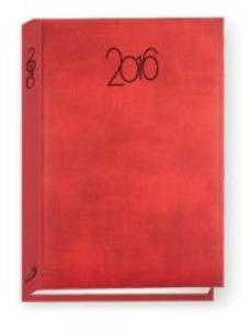 Okładka książki Terminarz 2016 - B6 Standard - malinowy