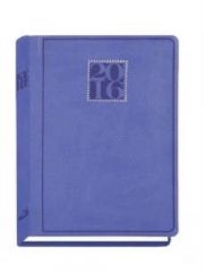 Okładka książki Terminarz 2016 - B7 Print - fioletowy