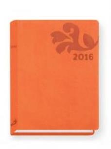 Okładka książki Terminarz 2016 - B7 Print - pomarańczowy