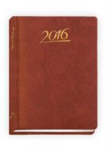 Okładka książki Terminarz 2016 - B7 Standard - brązowy