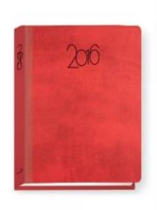 Okładka książki Terminarz 2016 - B7 Standard - malinowy