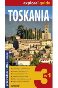 Okładka książki Toskania 3 w 1 przewodnik + atlas + mapa