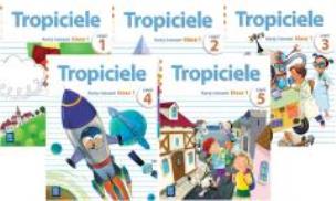 Okładka książki Tropiciele SP 1 cz. 1-5 Karty ćwiczeń WSiP