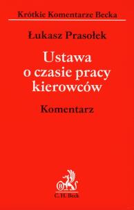 Okładka książki Ustawa o czasie pracy kierowców Komentarz
