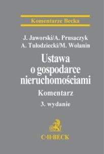 Okładka książki Ustawa o gospodarce nieruchomościami Komentarz