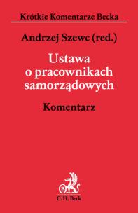 Okładka książki Ustawa o pracownikach samorządowych Komentarz