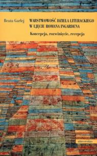 Okładka książki Warstwowość dzieła lit. w ujęciu R. Ingardena