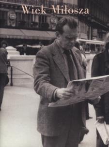 Okładka książki Wiek Miłosza