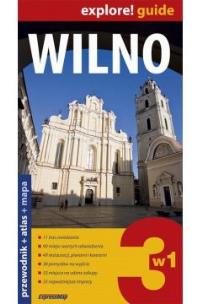 Okładka książki Wilno 3 w 1 przewodnik + atlas + mapa