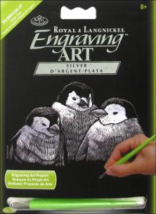 Opakowanie Wydrapywanka srebrna Pisklęta pingwinów Mini