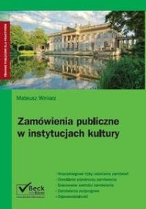 Okładka książki Zamówienia publiczne w instytucjach kultury