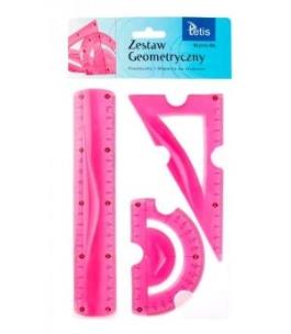 Opakowanie Zestaw geometryczny różowy