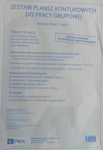 Opakowanie Zestaw plansz konturowych do pracy grupowej Starsze dzieci Część 1