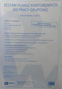 Opakowanie Zestaw plansz konturowych do pracy grupowej Starsze dzieci Część 2