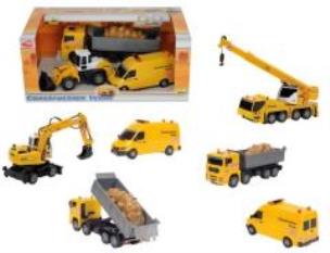 Opakowanie Zestaw pojazdów budowlanych, 3 rodzaje