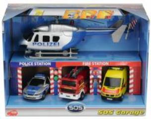 Okładka książki Zestaw pojazdów S.O.S. w garażu