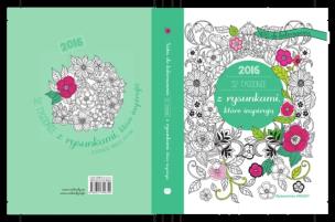 Opakowanie 52 tygodnie z rysunkami, które inspirują . Notes do kolorowania