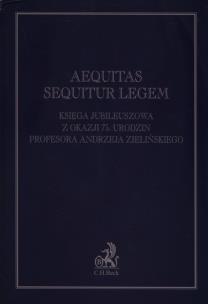 Opakowanie Aequitas sequitur legem