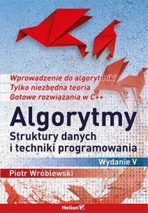 Okładka książki Algorytmy, struktury danych i techniki programowania. Wydanie V