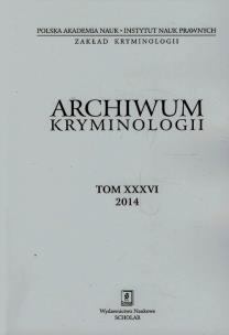 Opakowanie Archiwum kryminologii Tom 36