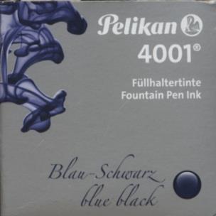 Opakowanie Atrament Pelikan 4001 niebiesko-czarny 30 ml