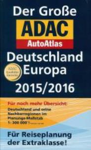 Okładka książki AutoAtlas ADAC. Deutschland, Europa 2015/2016