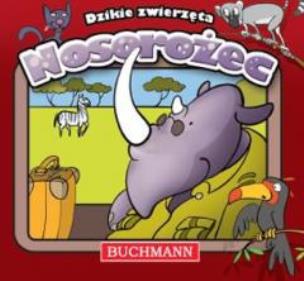 Okładka książki Bajka kartonowa - Dzikie zwierzęta. Nosorożec