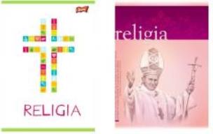 Opakowanie Brulion A5/64K kratka cieniowany Religia (5szt)