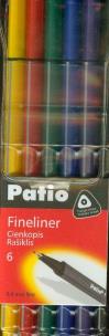Opakowanie Cienkopis Trio Fineliner 6 kolorów