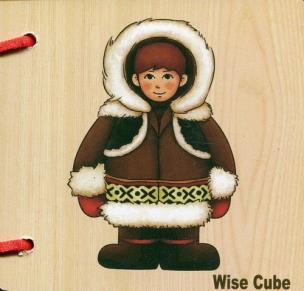 Opakowanie Drewniana książeczka 6 obrazków