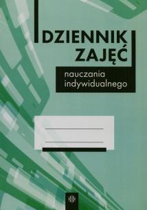 Okładka książki Dziennik zajęć nauczania indywidualnego