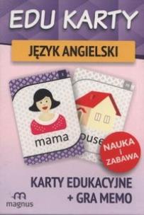 Okładka książki Edu karty Język angielski + gra memo