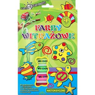 Opakowanie Farby witrażowe
