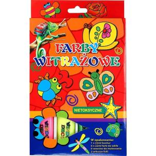 Opakowanie Farby witrażowe