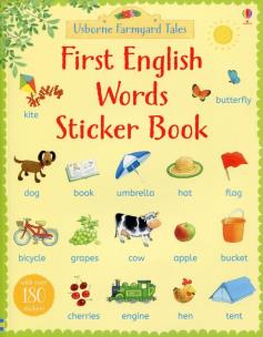 Okładka książki First English Words Sticker Book