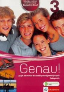 Okładka książki Genau 3 Podręcznik z ćwiczeniami LEKTORKLETT