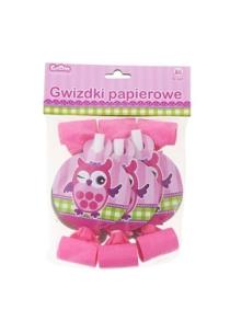 Opakowanie Gwizdki papierowe Sówka 6 sztuk