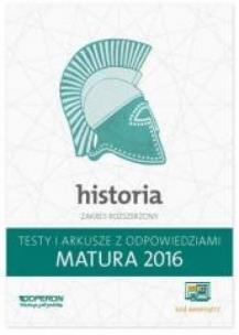 Okładka książki Historia. Matura 2016. Testy i arkusze. Zakres rozszerzony