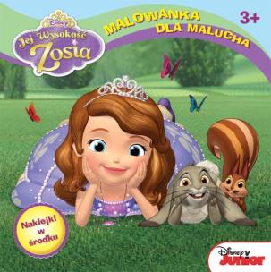 Okładka książki Jej Wysokość Zosia. Malowanka dla malucha.