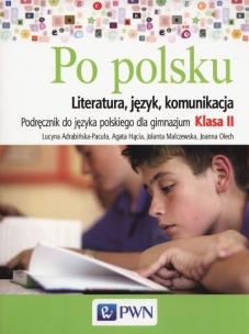 Okładka książki Język polski GIM KL 2 Podręcznik Po polsku (2015)