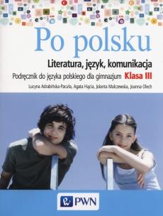 Okładka książki Język polski GIM KL 3 Podręcznik Po polsku (2015)