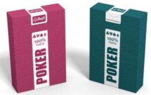 Opakowanie Karty - Plastikowe 55 listków TREFL