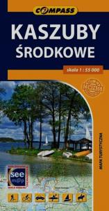 Opakowanie Kaszuby Środkowe mapa turystyczna 1:55 000