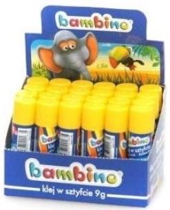 Opakowanie Klej w sztyfcie 9g (24szt) BAMBINO